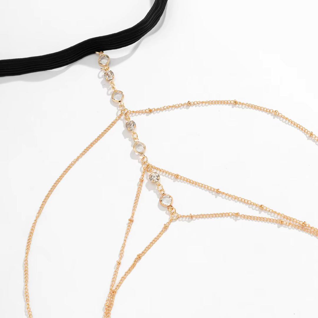 Elira Glint Leg Chain