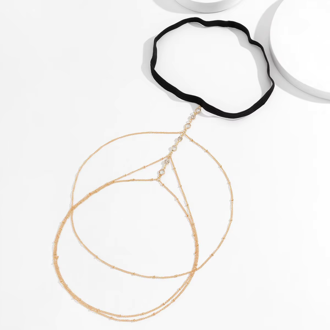 Elira Glint Leg Chain
