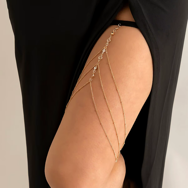 Elira Glint Leg Chain