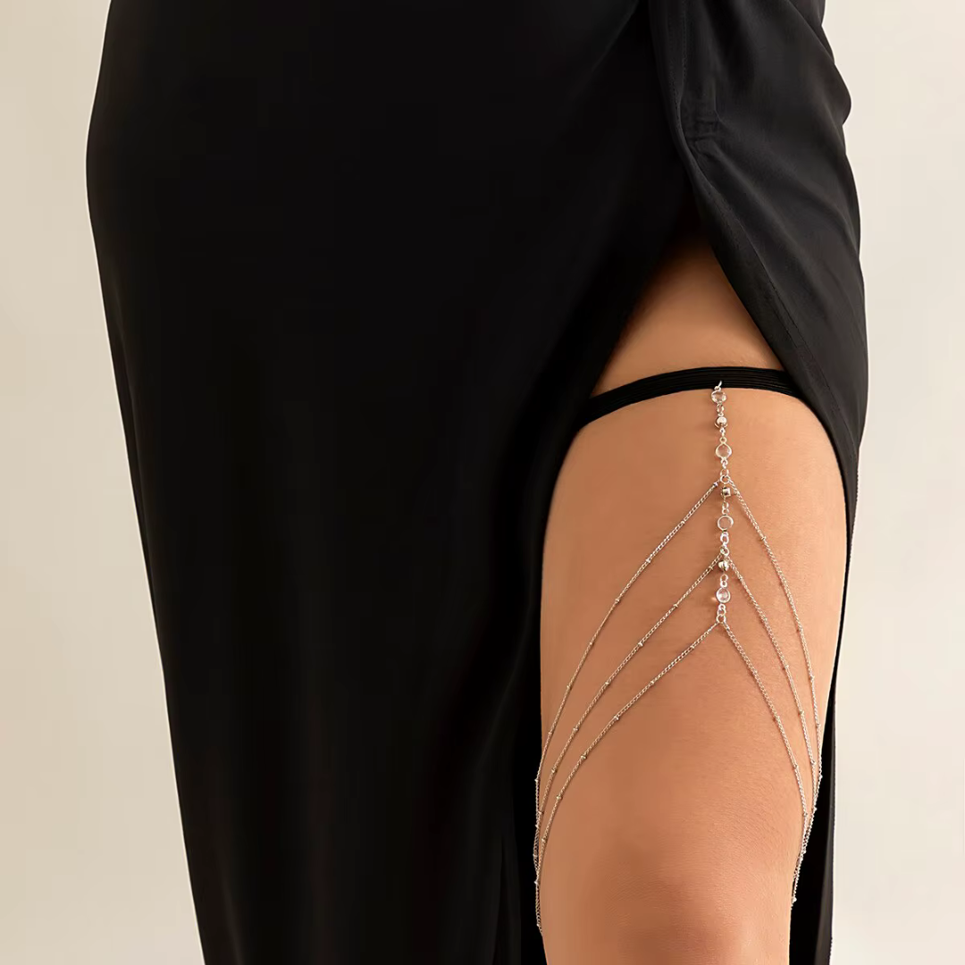 Elira Glint Leg Chain