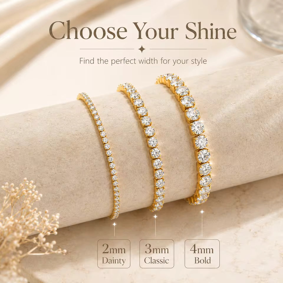 Stone By Stone Tennis Anklet