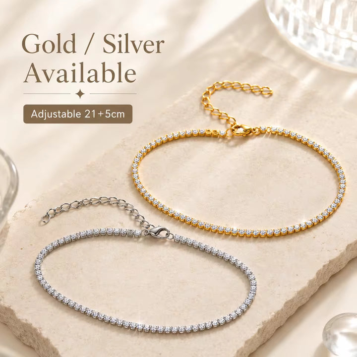 Stone By Stone Tennis Anklet