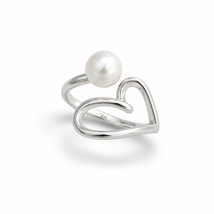 Unspoken Floating Pearl Ring