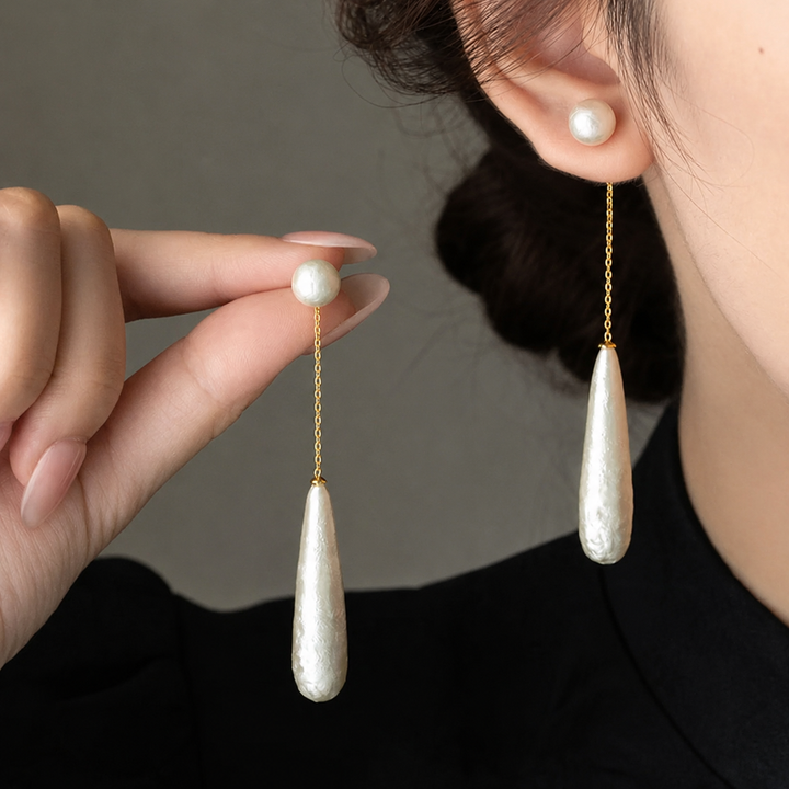 Evelyn Baroque Pendulum Earrings