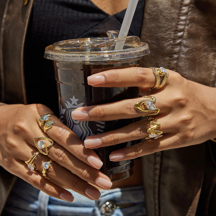 Duétta Class Rings Stack