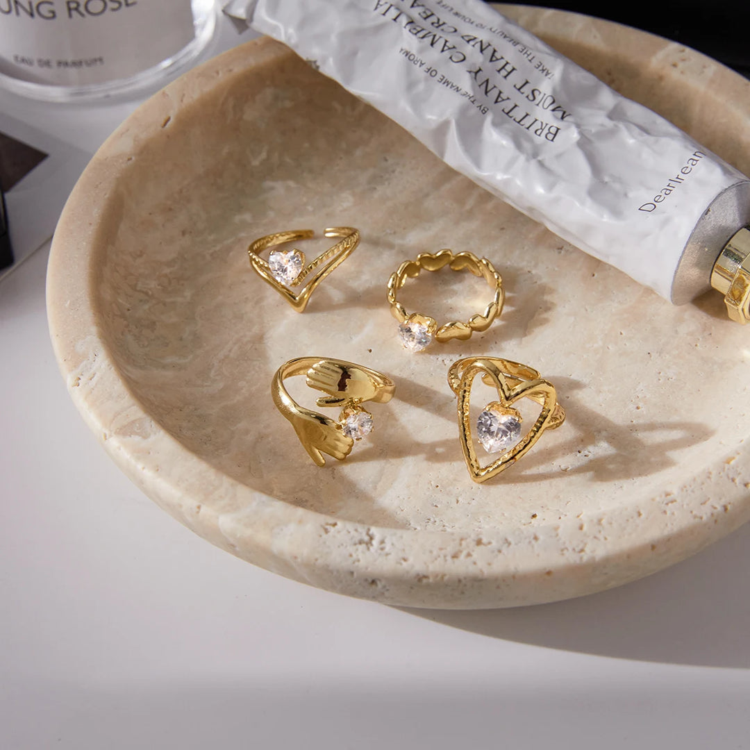 Duétta Class Rings Stack