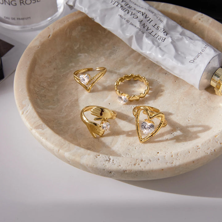 Duétta Class Rings Stack