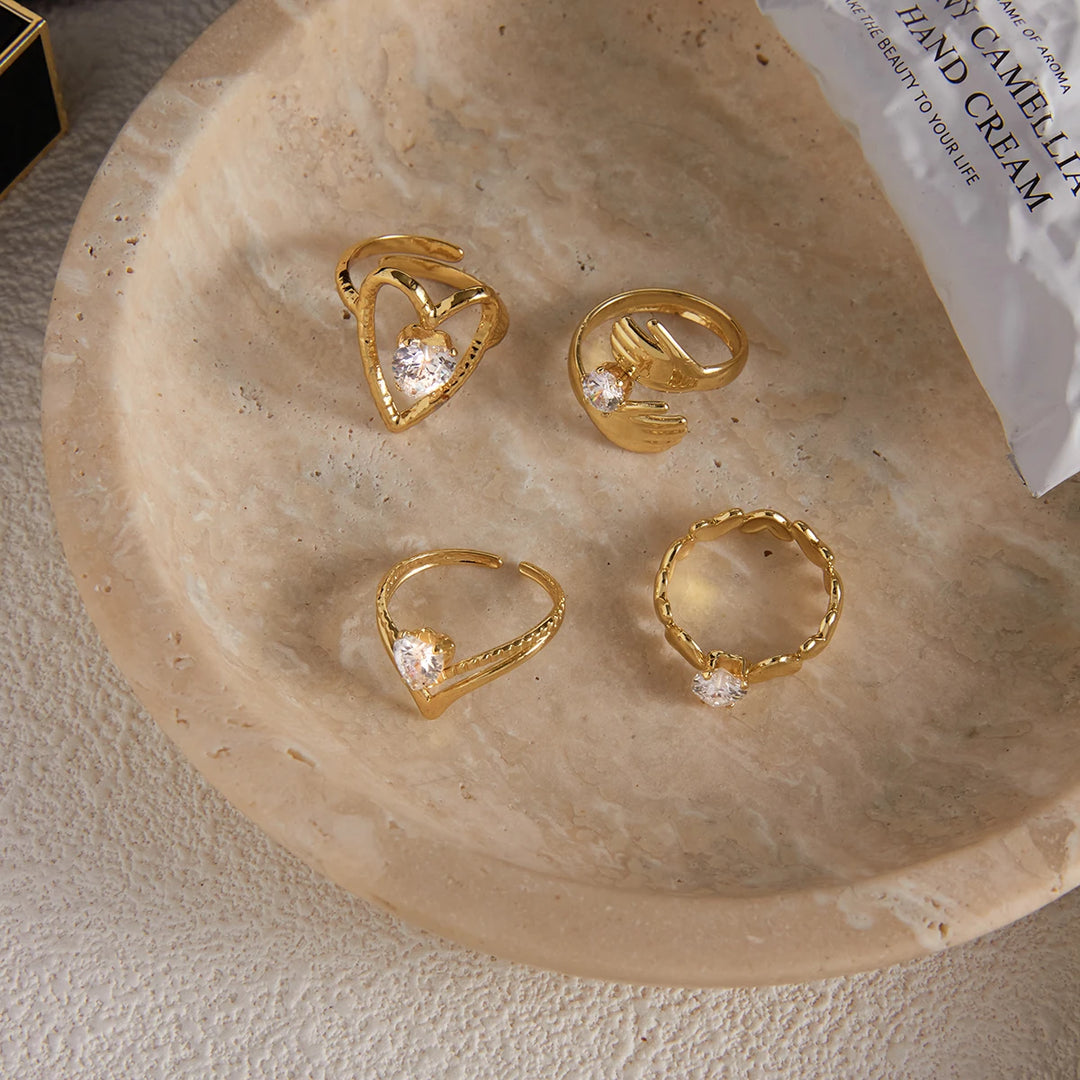Duétta Class Rings Stack