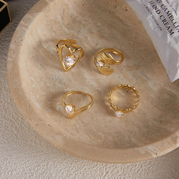 Duétta Class Rings Stack