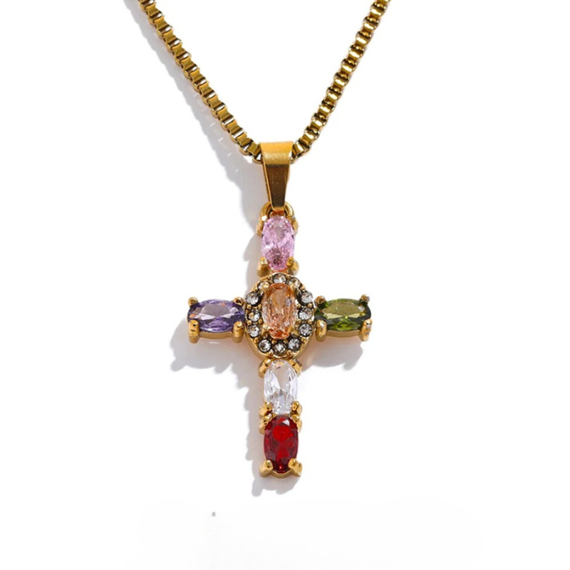 Divine Light Cross Necklace