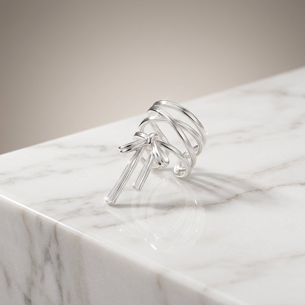 Poppy Mini Bow Cuff