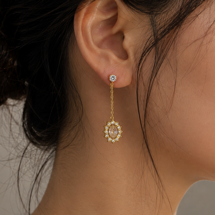Antoinette Waterproof Drop Earrings