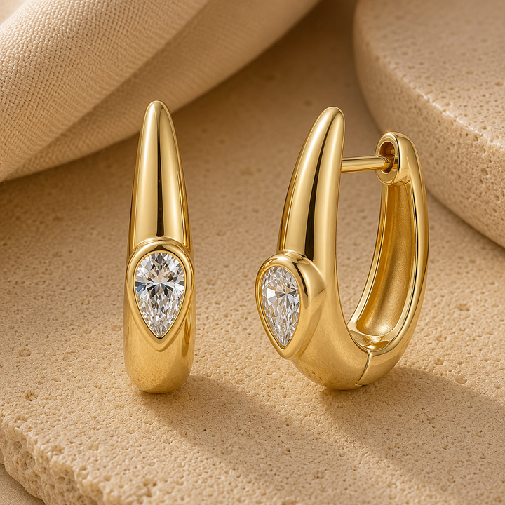 Lumìna CZ 18K Gold-Plated Drops