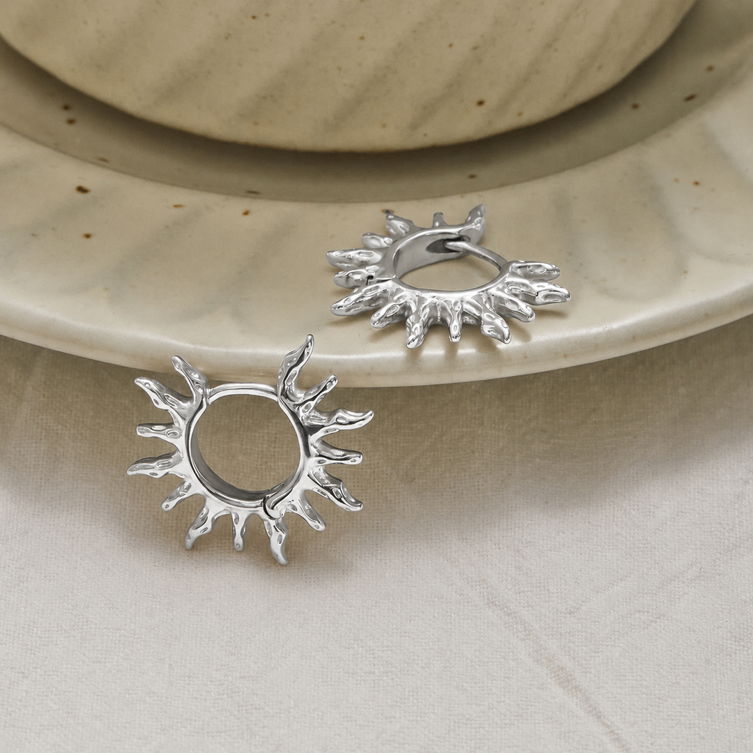 Molten Sun Hoops