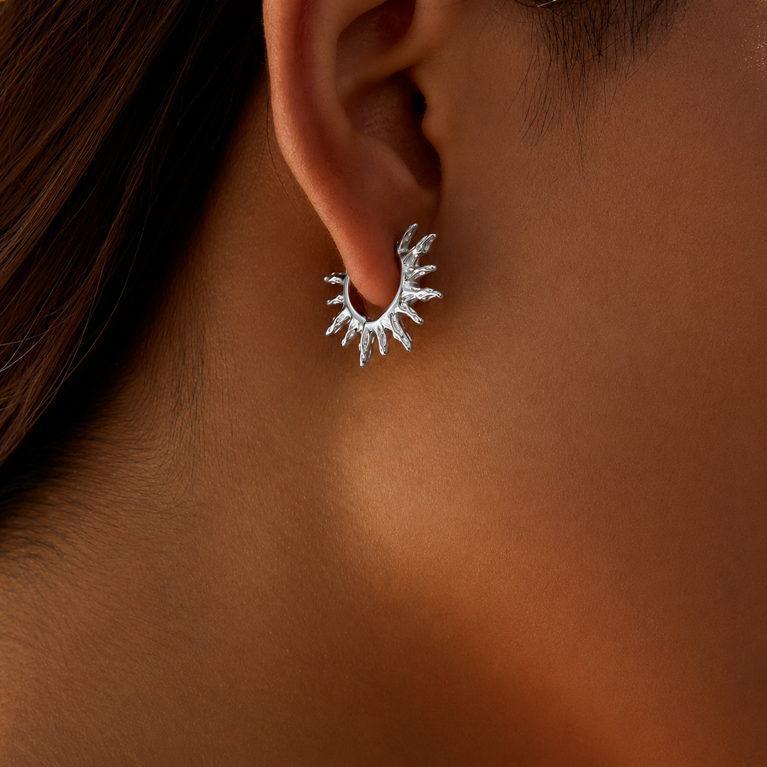 Molten Sun Hoops
