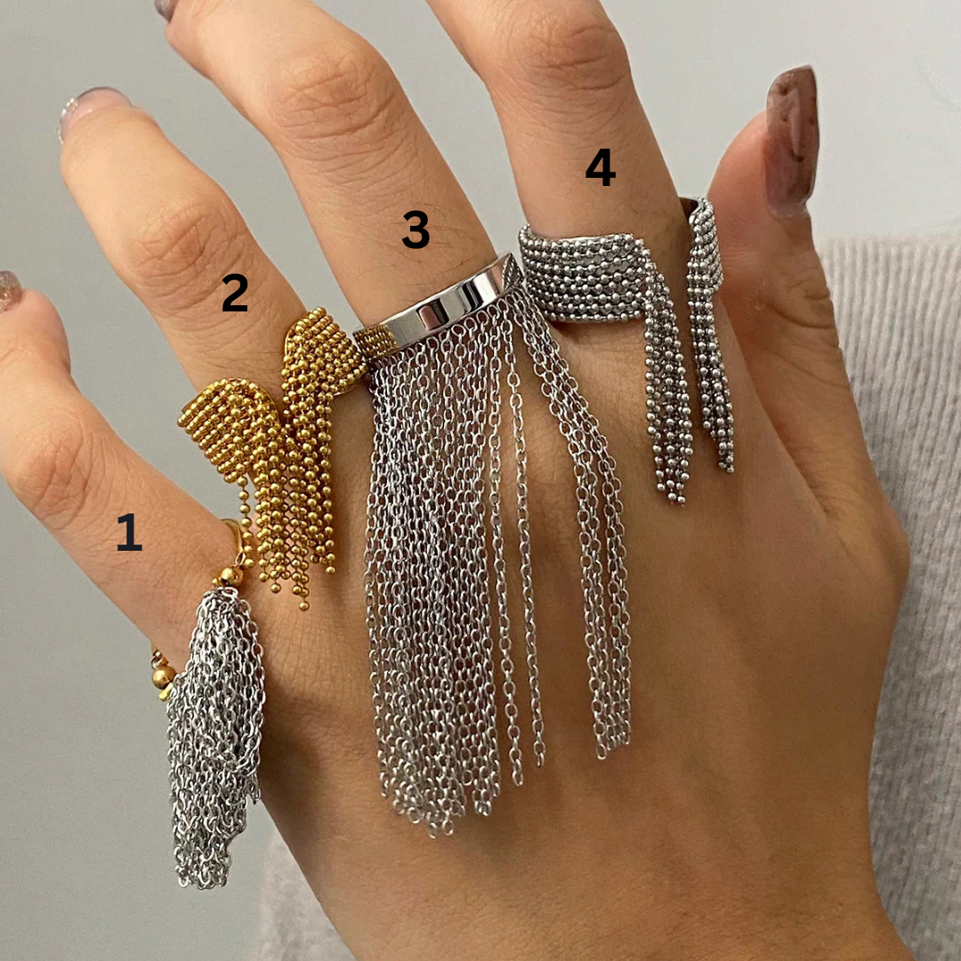 Noemi Sable Chain Ring – Sundelle