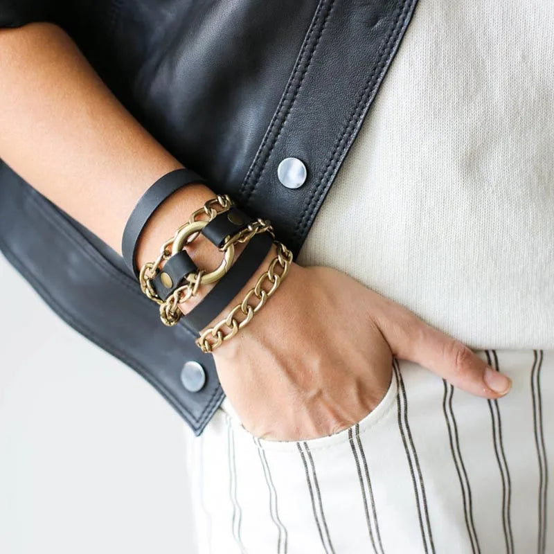 Missbehaved Leather Bracelet