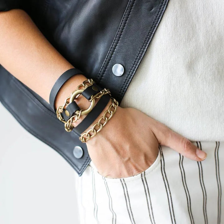 Missbehaved Leather Bracelet