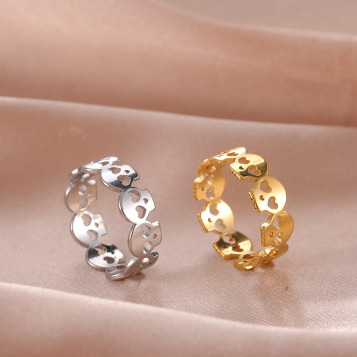 Hollow Vice Steel Ring