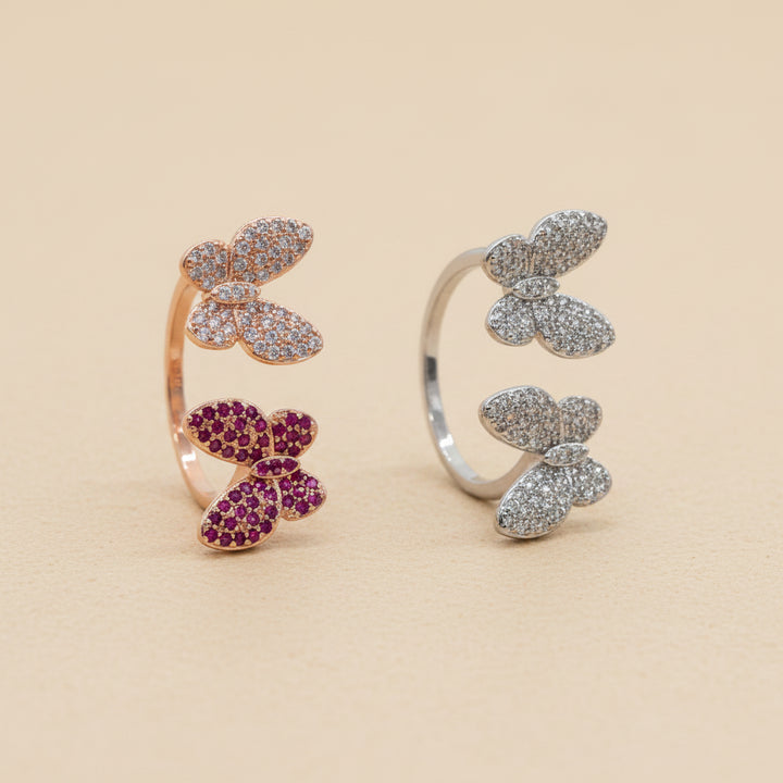 Love Note Butterfly Ring