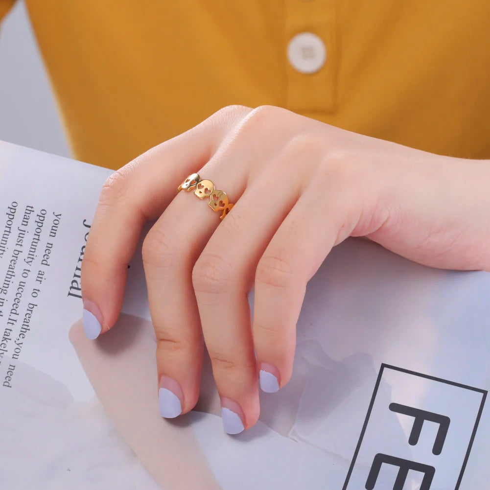 Hollow Vice Steel Ring