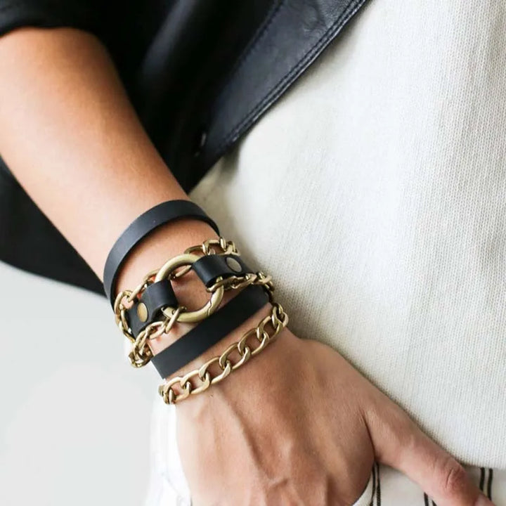 Missbehaved Leather Bracelet