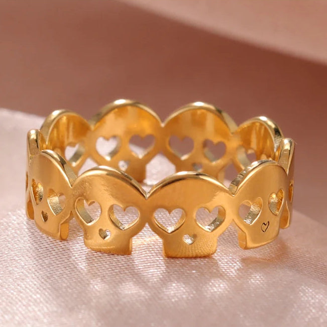 Hollow Vice Steel Ring