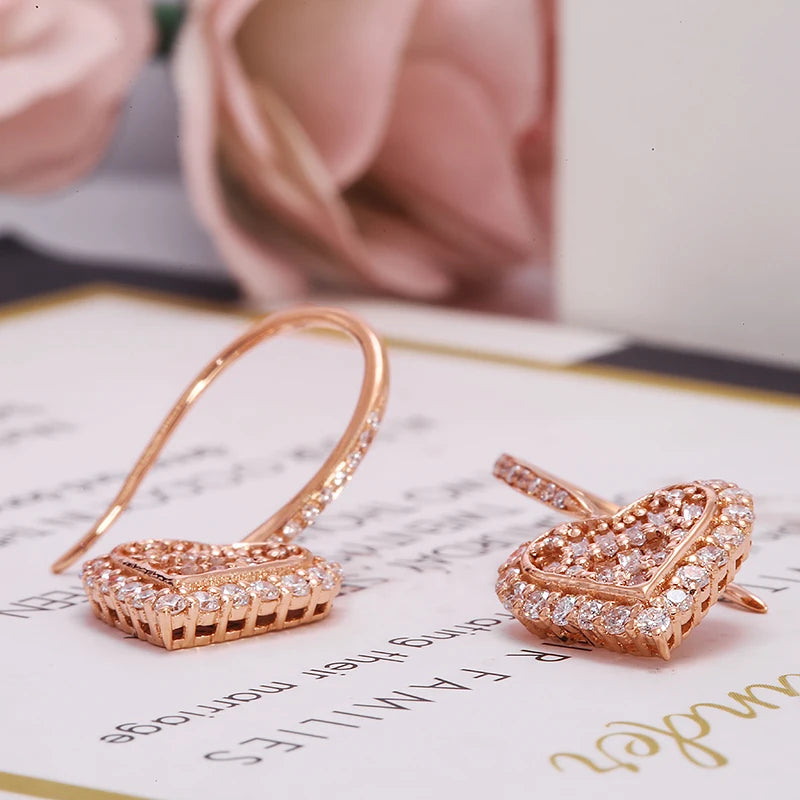 Léa | 14k Sold Gold Diamond Earrings