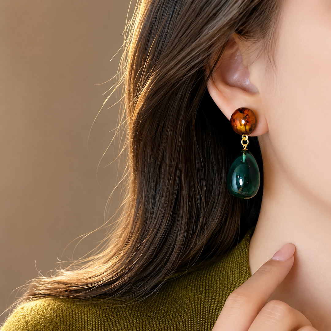 Honeydew Drops Earrings