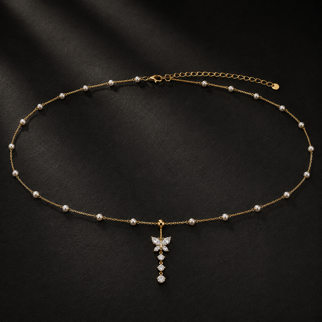 Isabeau Gold-Plated Waist Chain