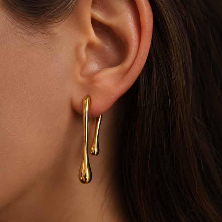 Molten Teardrop Earrings