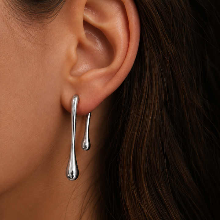 Molten Teardrop Earrings