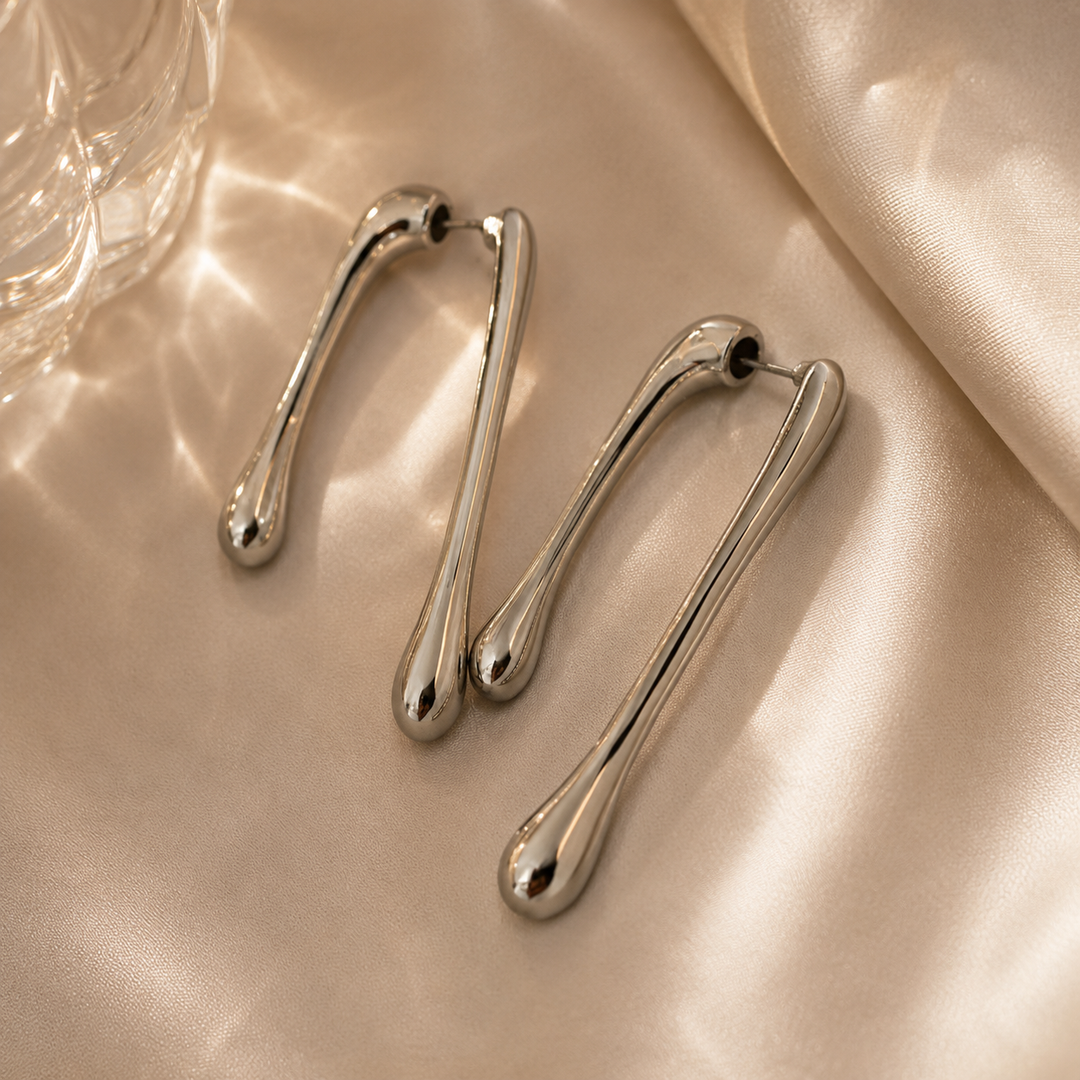 Molten Teardrop Earrings