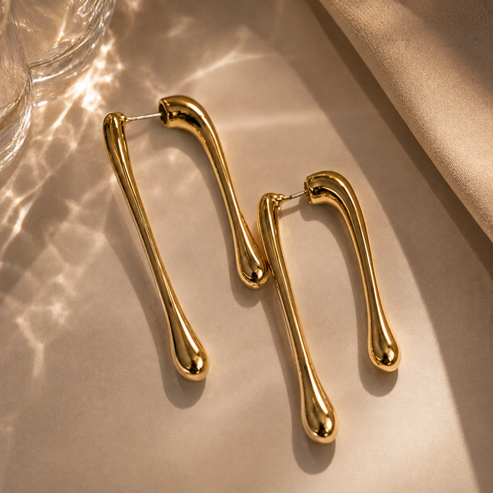Molten Teardrop Earrings