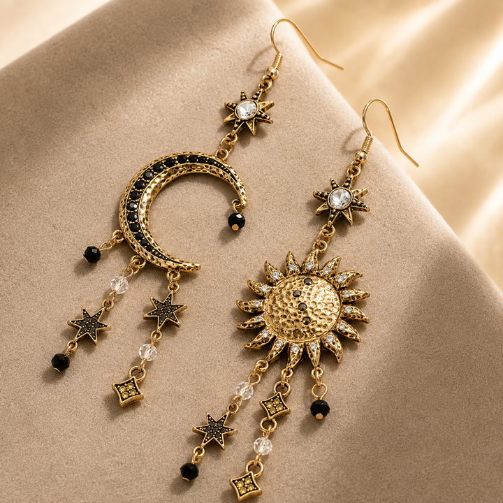 Antique Celestial Drop Earrings
