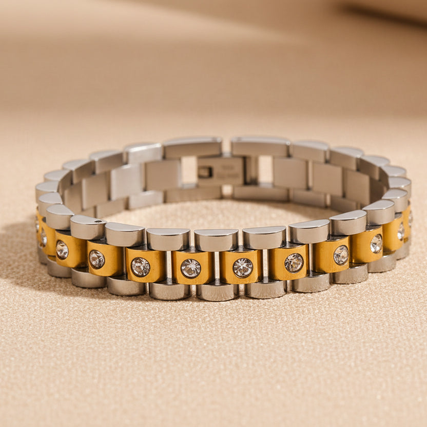 Gesture Trace Steel Bracelet