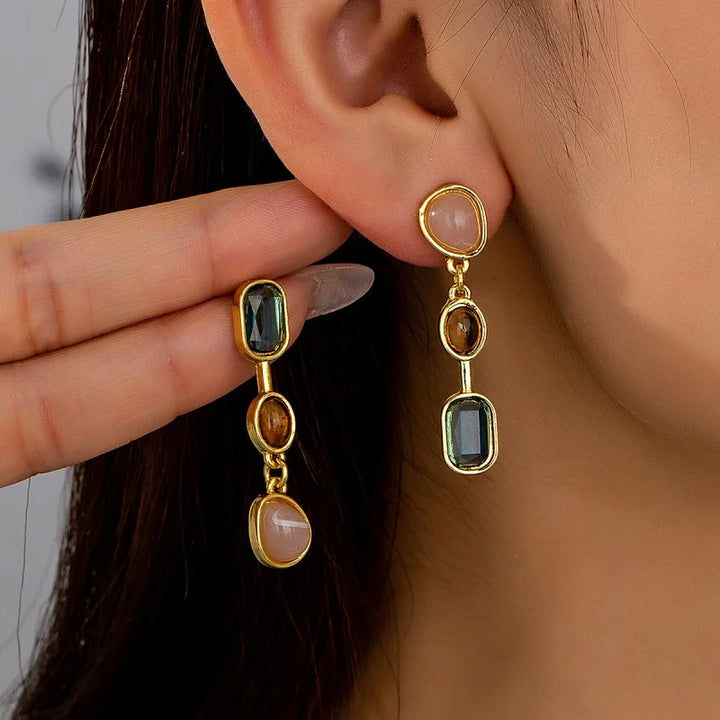 Prisma Gems Drop Earrings