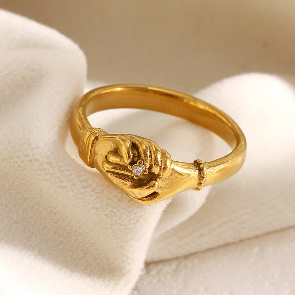 Golden Devotion Waterproof Promise Ring