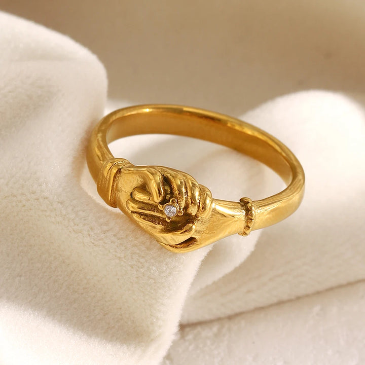 Golden Devotion Waterproof Promise Ring