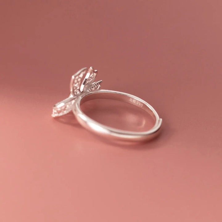 Sweetie Tie Silver Ring
