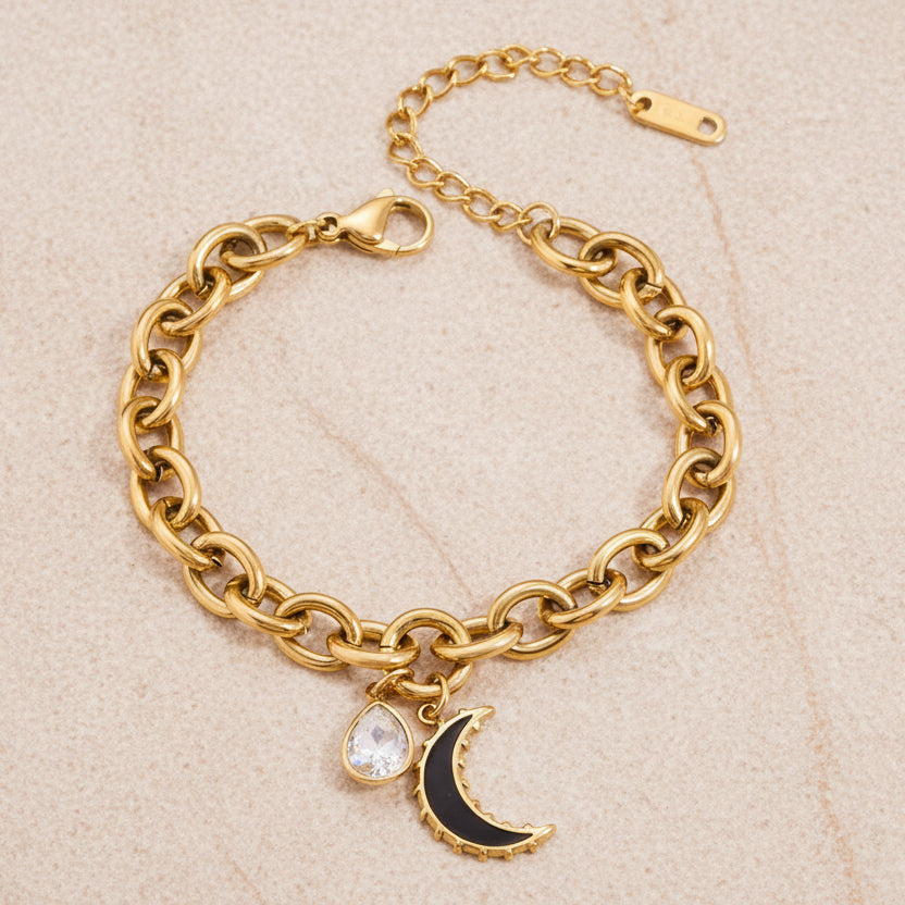 Gesture Trace Steel Bracelet