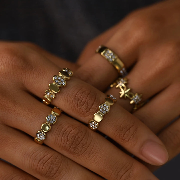 Aureline 18K Gold-Plated Waterproof Ring