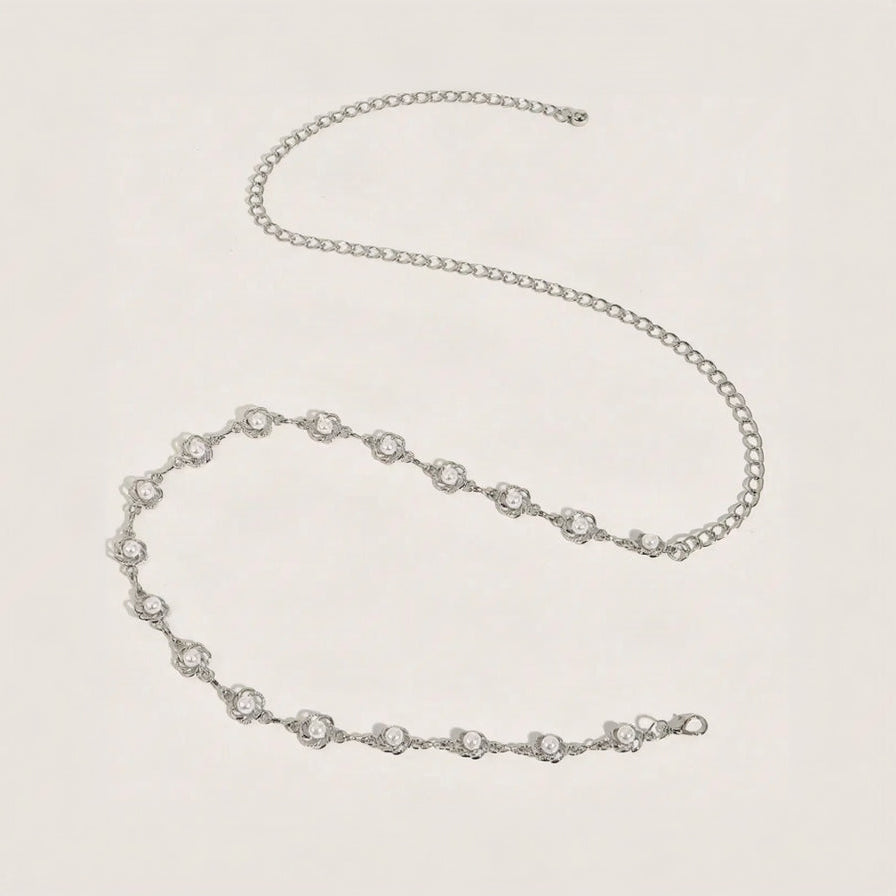Mallow Rosette Waist Chain