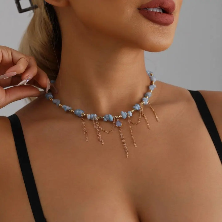 Estellá Oceanic Droplets Necklace