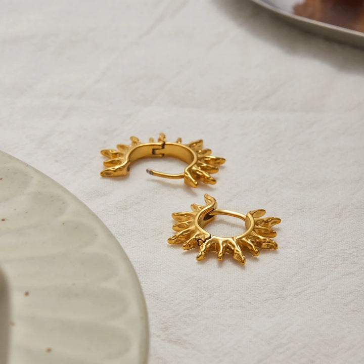 Molten Sun Hoops