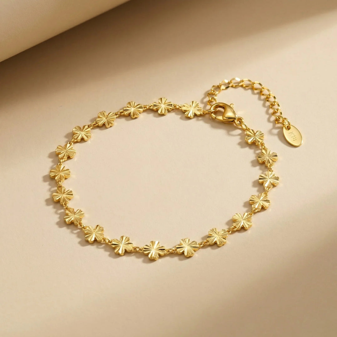 Charms & Bloom Gold-Plated Anklet