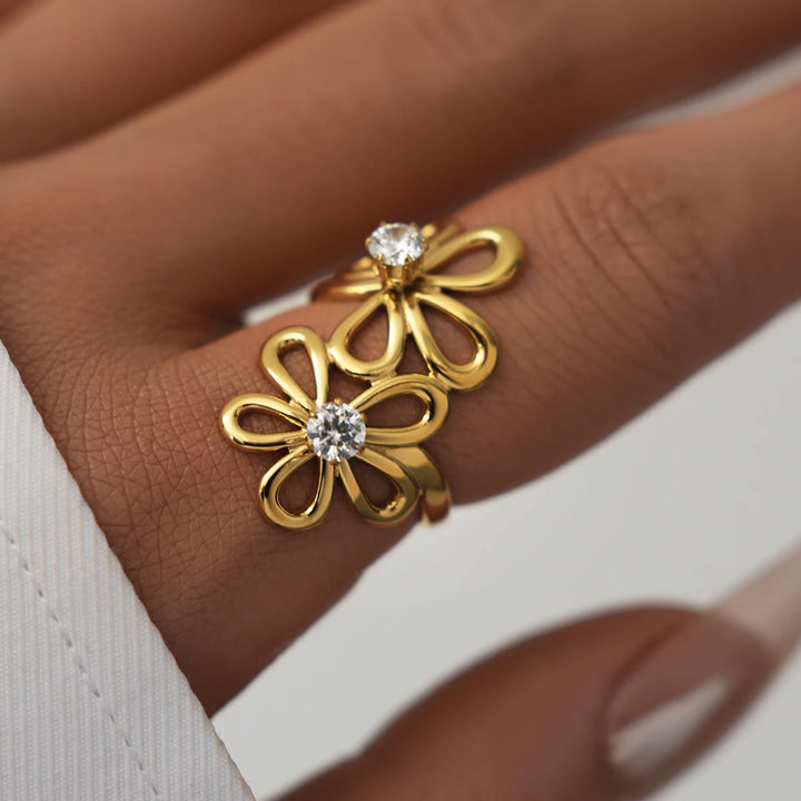 Summer's Bliss White Zirconia Ring