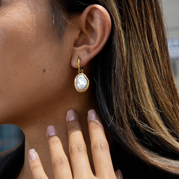 Jasmine Molten Form Earrings