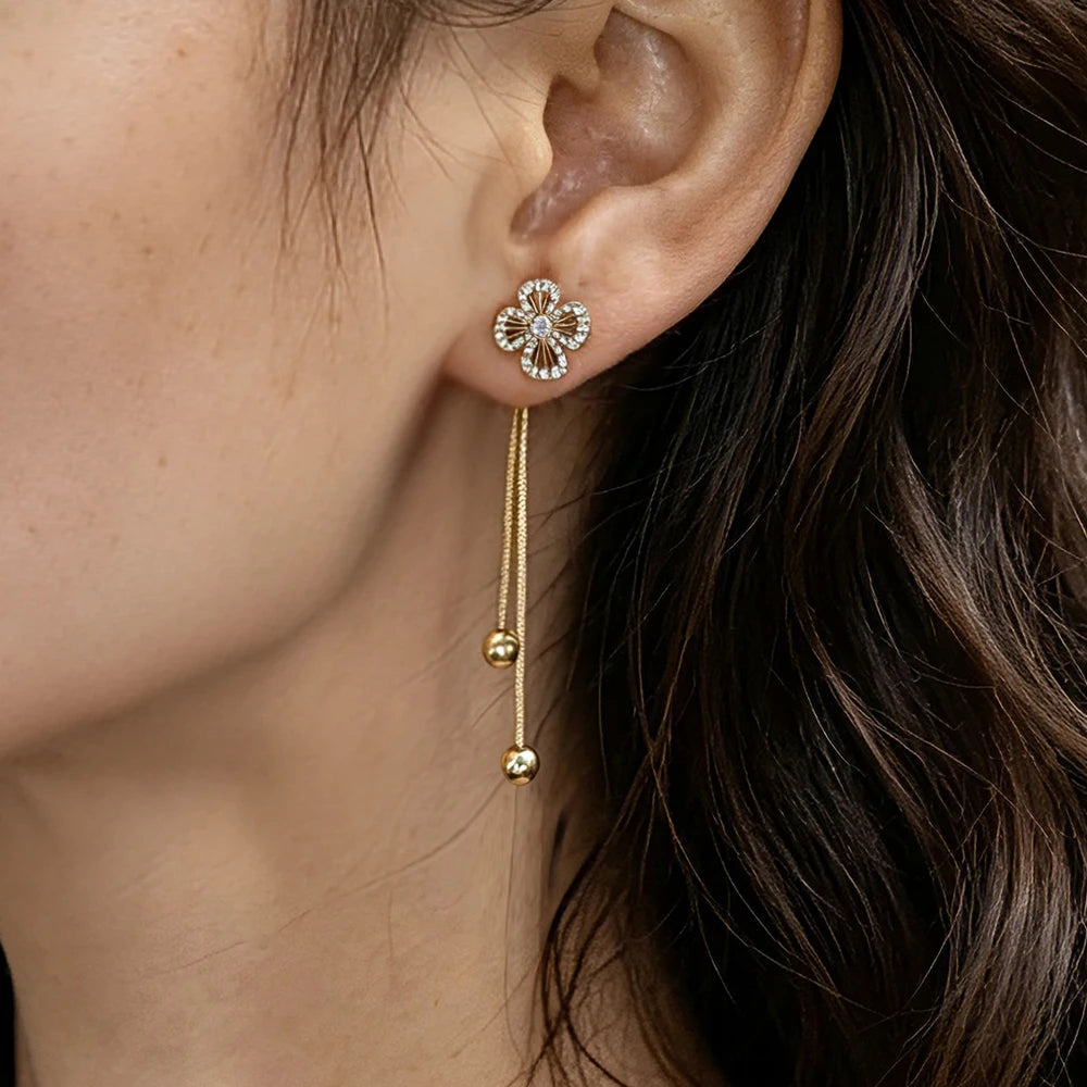 Chérie 18k Gold-Plated Drops
