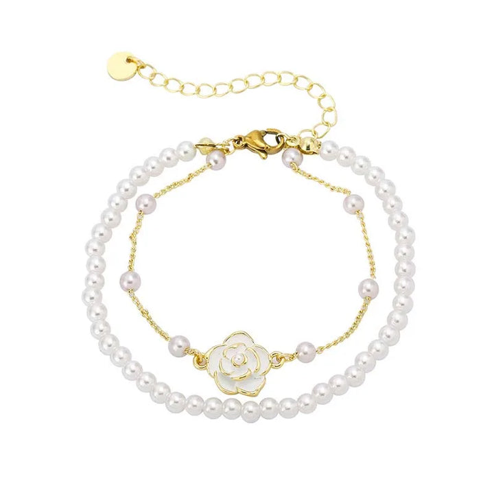 Camellia Pearl Bracelet